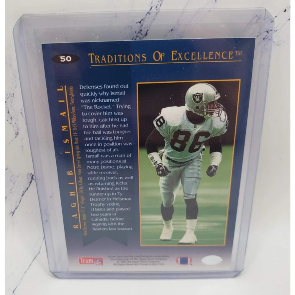 1994 Upper Deck Collector's Choice Traditions of Excellence #50 Raghib Ismail